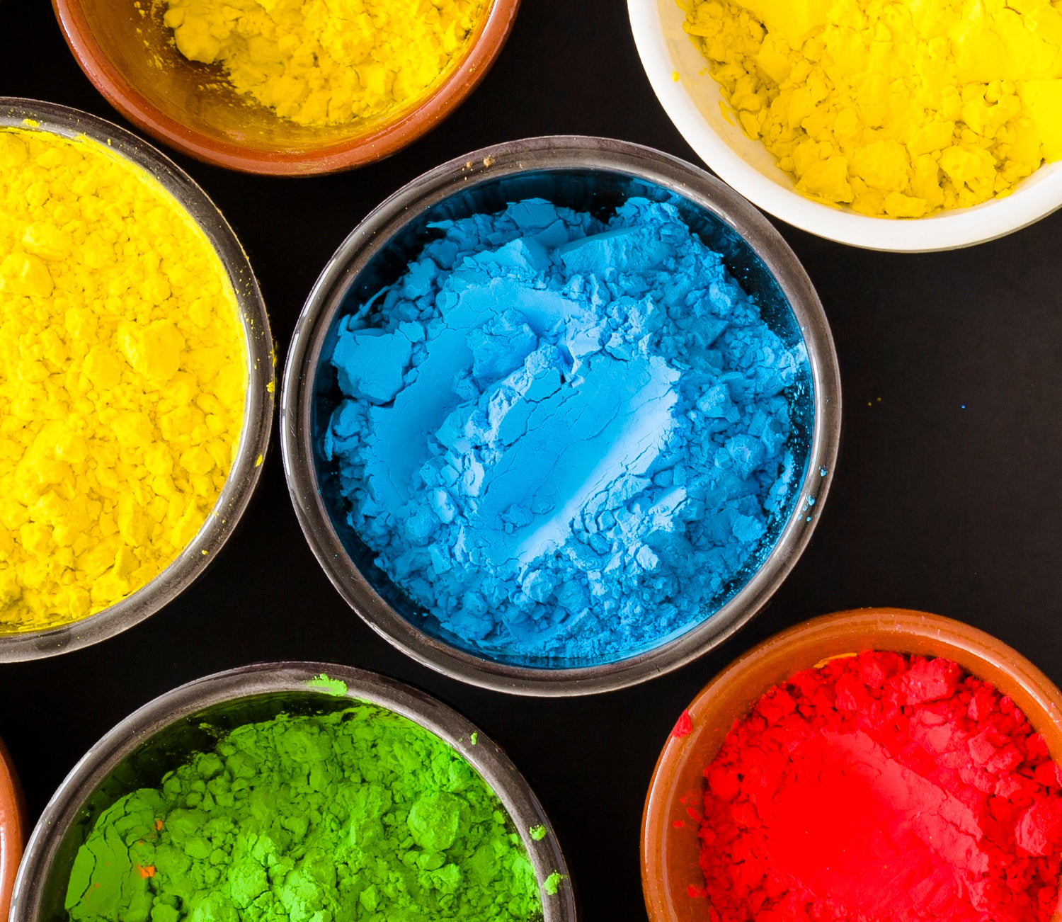 Colores locos de pigmentos para artesanía ceramica