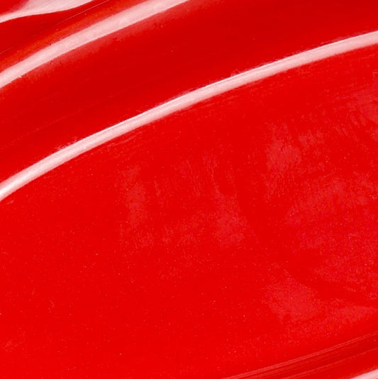 Esmalte transparente brillo rojo artesanía cerámica
